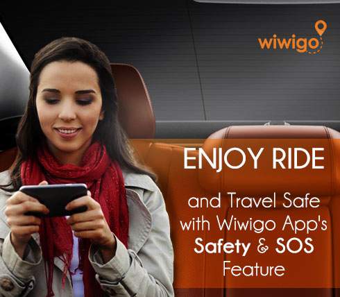 Download Wiwigo app- With Safety feature & shared tracking feature